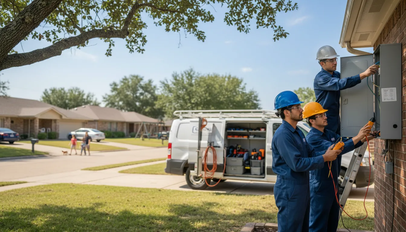 Certified electrician providing emergency electrical services in Sharon, OK